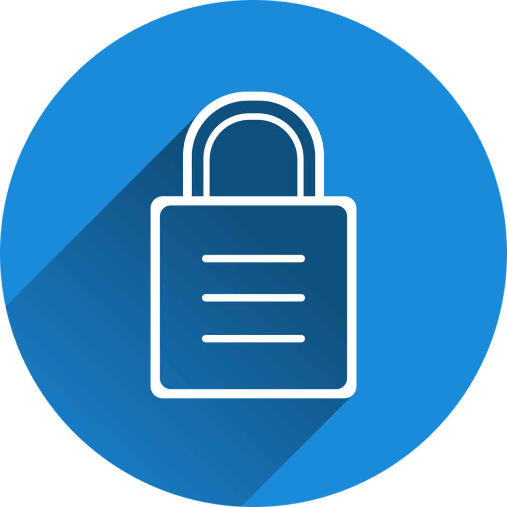 Free castle security locked vector