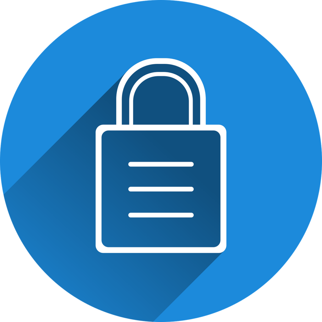 Free castle security locked vector